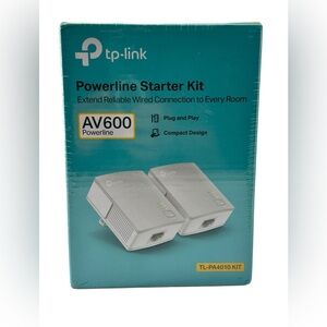 TP-Link AV600 Powerline Starter Kit TL-PA4010 KIT - Brand New Sealed In Box